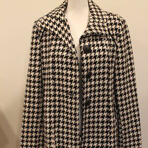 Giacca A Gallery Company  Size L Houndstooth Coat